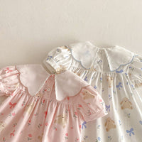 Load image into Gallery viewer, Baby Kid Girls Cartoon Bow Dresses Wholesale 25050868
