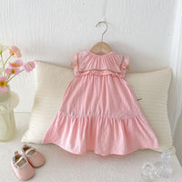 Load image into Gallery viewer, Baby Kid Girls Solid Color Dresses Wholesale 25050872
