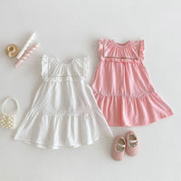 Load image into Gallery viewer, Baby Kid Girls Solid Color Dresses Wholesale 25050872
