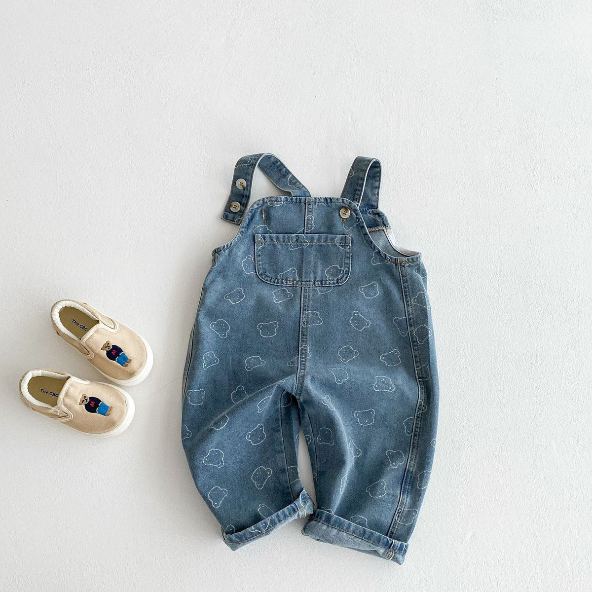 Baby Kid Girls Boys Cartoon Print Jumpsuits Wholesale 25050873
