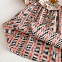 Load image into Gallery viewer, Baby Kid Girls Checked Cartoon Dresses Wholesale 25050874
