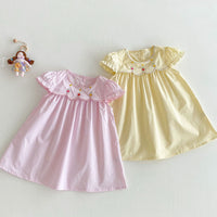 Load image into Gallery viewer, Baby Kid Girls Solid Color Dresses Wholesale 25050875
