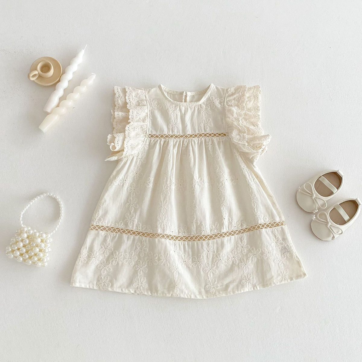 Baby Kid Girls Solid Color Dresses Wholesale 25050876