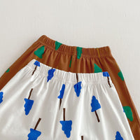 Load image into Gallery viewer, 2 Pieces Set Baby Kid Boys Plant Print T-Shirts And Shorts Wholesale 25050877
