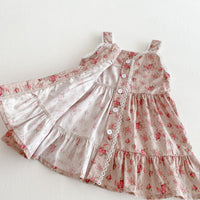 Load image into Gallery viewer, Baby Kid Girls Flower Print Dresses Wholesale 25050881
