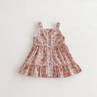 Load image into Gallery viewer, Baby Kid Girls Flower Print Dresses Wholesale 25050881
