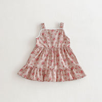 Load image into Gallery viewer, Baby Kid Girls Flower Print Dresses Wholesale 25050881
