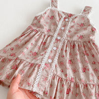 Load image into Gallery viewer, Baby Kid Girls Flower Print Dresses Wholesale 25050881
