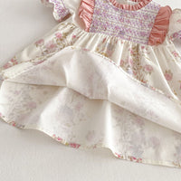 Load image into Gallery viewer, Baby Kid Girls Flower Print Dresses Wholesale 25050883

