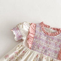 Load image into Gallery viewer, Baby Kid Girls Flower Print Dresses Wholesale 25050883
