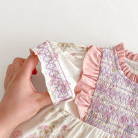 Load image into Gallery viewer, Baby Kid Girls Flower Print Dresses Wholesale 25050883
