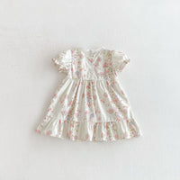 Load image into Gallery viewer, Baby Kid Girls Flower Print Dresses Wholesale 25050888
