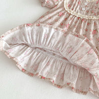 Load image into Gallery viewer, Baby Kid Girls Flower Print Dresses Wholesale 25050890
