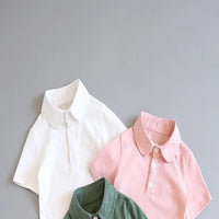 Load image into Gallery viewer, Baby Kid Boys Solid Color Polo Shirts Wholesale 25050891
