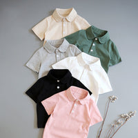 Load image into Gallery viewer, Baby Kid Boys Solid Color Polo Shirts Wholesale 25050891
