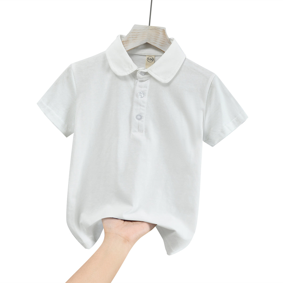 Baby Kid Boys Solid Color Polo Shirts Wholesale 25050891