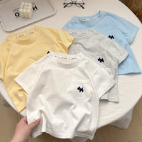 Load image into Gallery viewer, Baby Kid Girls Boys Solid Color Cartoon Tops Wholesale 25050892
