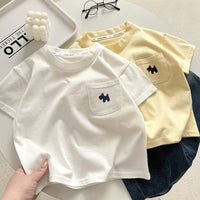 Load image into Gallery viewer, Baby Kid Girls Boys Solid Color Cartoon Tops Wholesale 25050892
