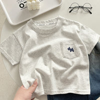 Load image into Gallery viewer, Baby Kid Girls Boys Solid Color Cartoon Tops Wholesale 25050892
