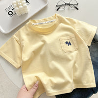 Load image into Gallery viewer, Baby Kid Girls Boys Solid Color Cartoon Tops Wholesale 25050892

