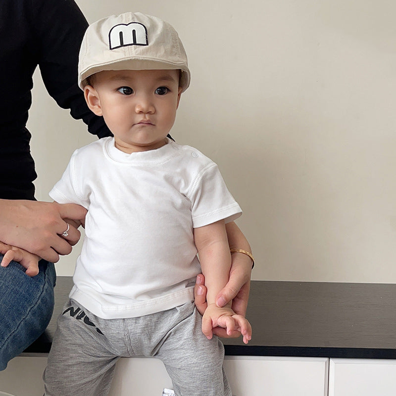 Baby Kid Girls Boys Solid Color T-Shirts Wholesale 25050895