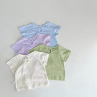 Load image into Gallery viewer, Baby Girls Solid Color Tops Wholesale 25050896
