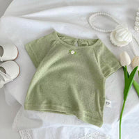 Load image into Gallery viewer, Baby Girls Solid Color Tops Wholesale 25050896
