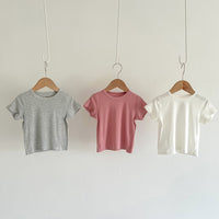 Load image into Gallery viewer, Baby Kid Girls Boys Solid Color Tops Wholesale 25050897
