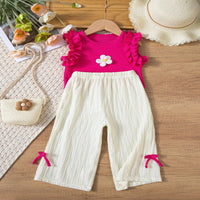 Load image into Gallery viewer, 2 Pieces Set Baby Kid Girls Solid Color Tank Tops And Pants Wholesale 25060401
