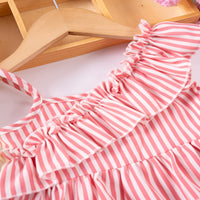 Load image into Gallery viewer, 2 Pieces Set Baby Kid Girls Striped Tank Tops And Pants Wholesale 25060402
