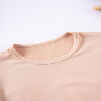 Load image into Gallery viewer, 2 Pieces Set Baby Kid Girls Solid Color T-Shirts And Leopard Shorts Wholesale 25060408
