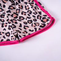 Load image into Gallery viewer, 2 Pieces Set Baby Kid Girls Solid Color T-Shirts And Leopard Shorts Wholesale 25060408
