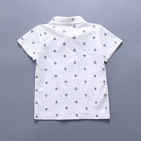 Load image into Gallery viewer, 2 Pieces Set Baby Kid Boys Print Polo Shirts And Solid Color Shorts Wholesale 250604106
