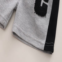 Load image into Gallery viewer, 2 Pieces Set Baby Kid Boys Color-blocking Alphabet Tops And Shorts Wholesale 250604109
