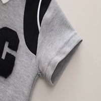 Load image into Gallery viewer, 2 Pieces Set Baby Kid Boys Color-blocking Alphabet Tops And Shorts Wholesale 250604109
