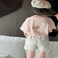 Load image into Gallery viewer, Baby Kid Girls Flower Love heart Shorts Wholesale 25060411
