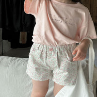 Load image into Gallery viewer, Baby Kid Girls Flower Love heart Shorts Wholesale 25060411
