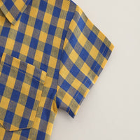 Load image into Gallery viewer, 2 Pieces Set Baby Kid Boys Checked Shirts And Solid Color Shorts Wholesale 250604111
