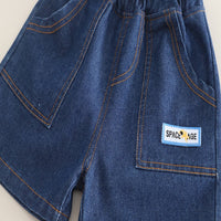 Load image into Gallery viewer, 2 Pieces Set Baby Kid Boys Checked Shirts And Solid Color Shorts Wholesale 250604111
