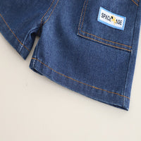 Load image into Gallery viewer, 2 Pieces Set Baby Kid Boys Checked Shirts And Solid Color Shorts Wholesale 250604111
