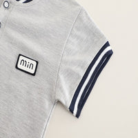 Load image into Gallery viewer, 2 Pieces Set Baby Kid Boys Solid Color Tops And Shorts Wholesale 250604112
