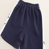 Load image into Gallery viewer, 2 Pieces Set Baby Kid Boys Letters Color-blocking Tops And Shorts Wholesale 250604117
