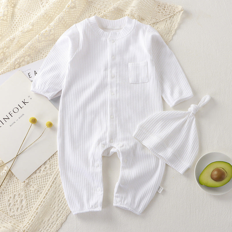 Baby Kid Girls Boys Solid Color Jumpsuits Wholesale 25060412