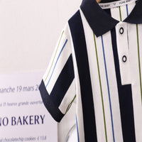 Load image into Gallery viewer, 2 Pieces Set Baby Kid Boys Striped Tops And Solid Color Shorts Wholesale 250604120
