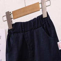 Load image into Gallery viewer, 2 Pieces Set Baby Kid Boys Striped Tops And Solid Color Shorts Wholesale 250604120
