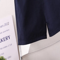 Load image into Gallery viewer, 2 Pieces Set Baby Kid Boys Striped Tops And Solid Color Shorts Wholesale 250604120
