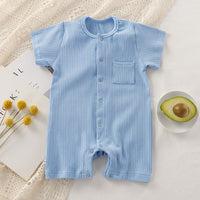 Load image into Gallery viewer, Baby Girls Boys Solid Color Rompers Wholesale 25060413
