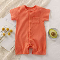 Load image into Gallery viewer, Baby Girls Boys Solid Color Rompers Wholesale 25060413
