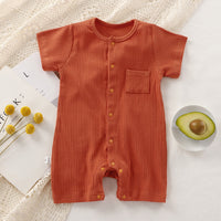 Load image into Gallery viewer, Baby Girls Boys Solid Color Rompers Wholesale 25060413
