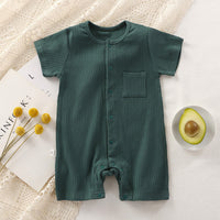 Load image into Gallery viewer, Baby Girls Boys Solid Color Rompers Wholesale 25060413
